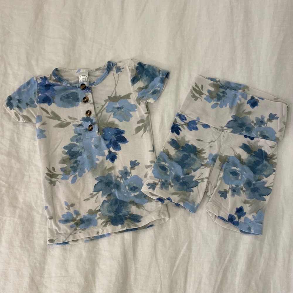 Lou Lou Tops and Bottom Shortie Set - Size 12-24 mo